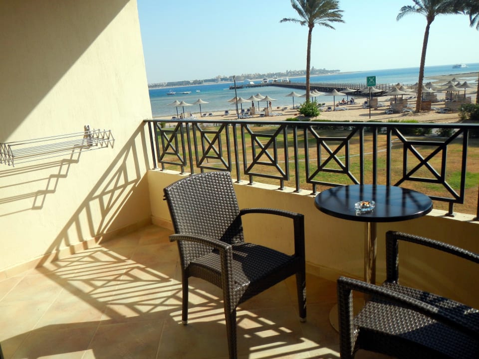 Balkon mit Meerblick Cleopatra Luxury Resort Makadi Bay