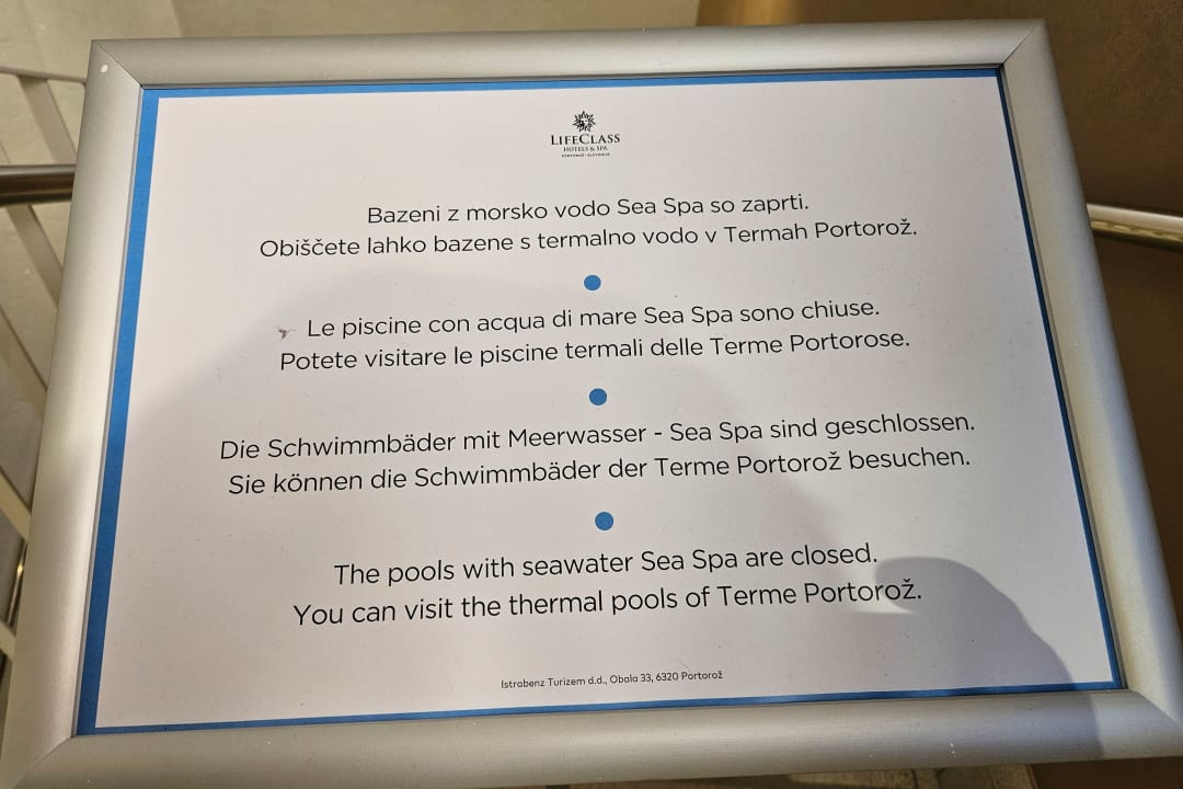 Pool Hotel Slovenija - LifeClass Hotels