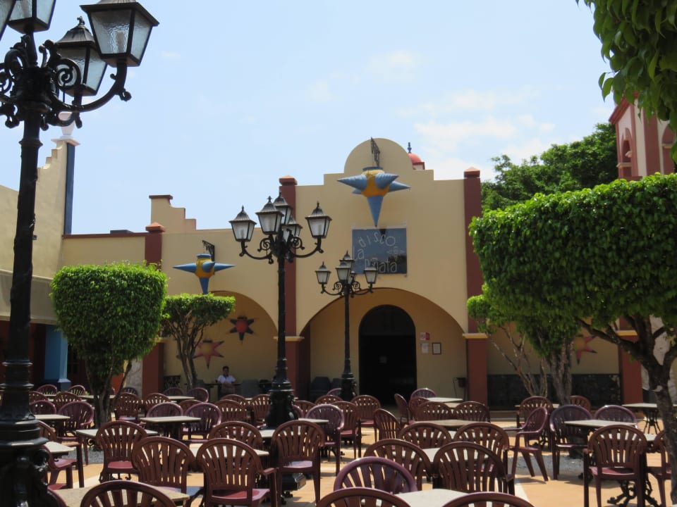 Blick auf die Disco "La Pinata" Hotel Riu Tequila