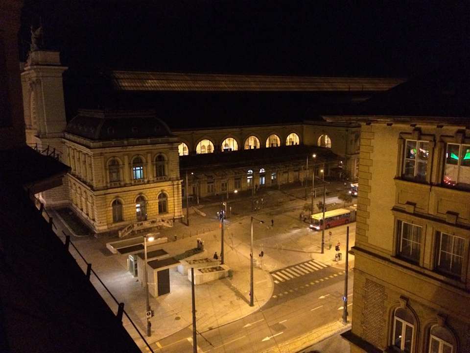 Blick aus dem 6. Stock Hotel Golden Park Budapest
