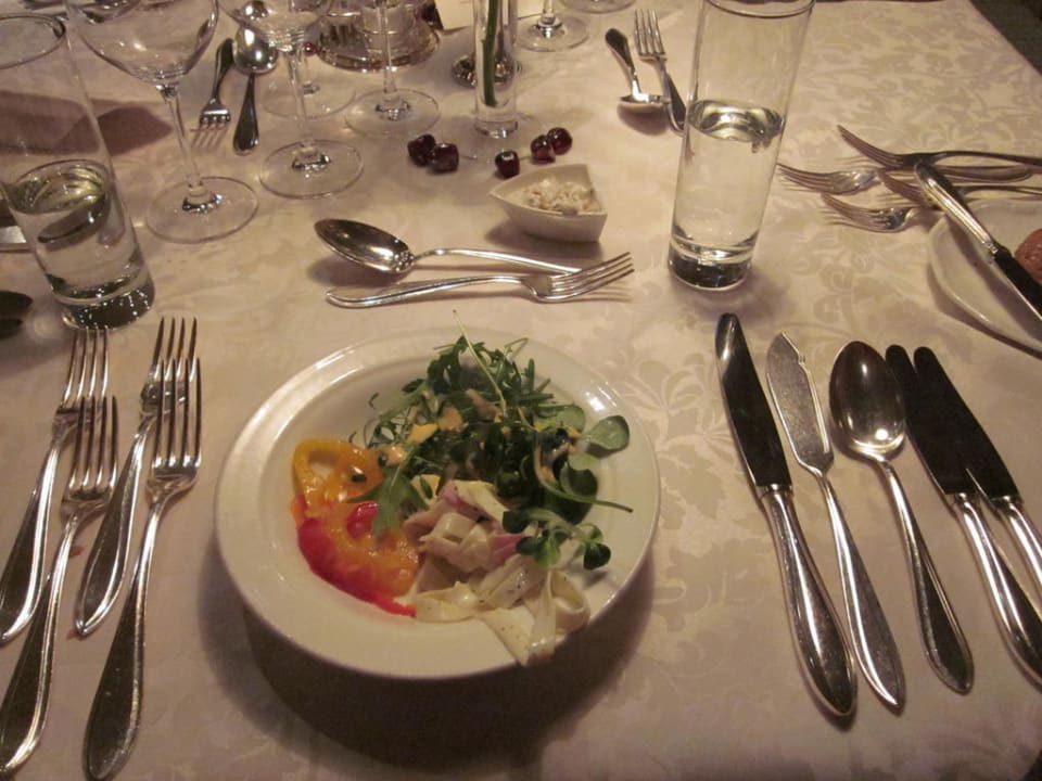 Menu options Hotel Alpenhof