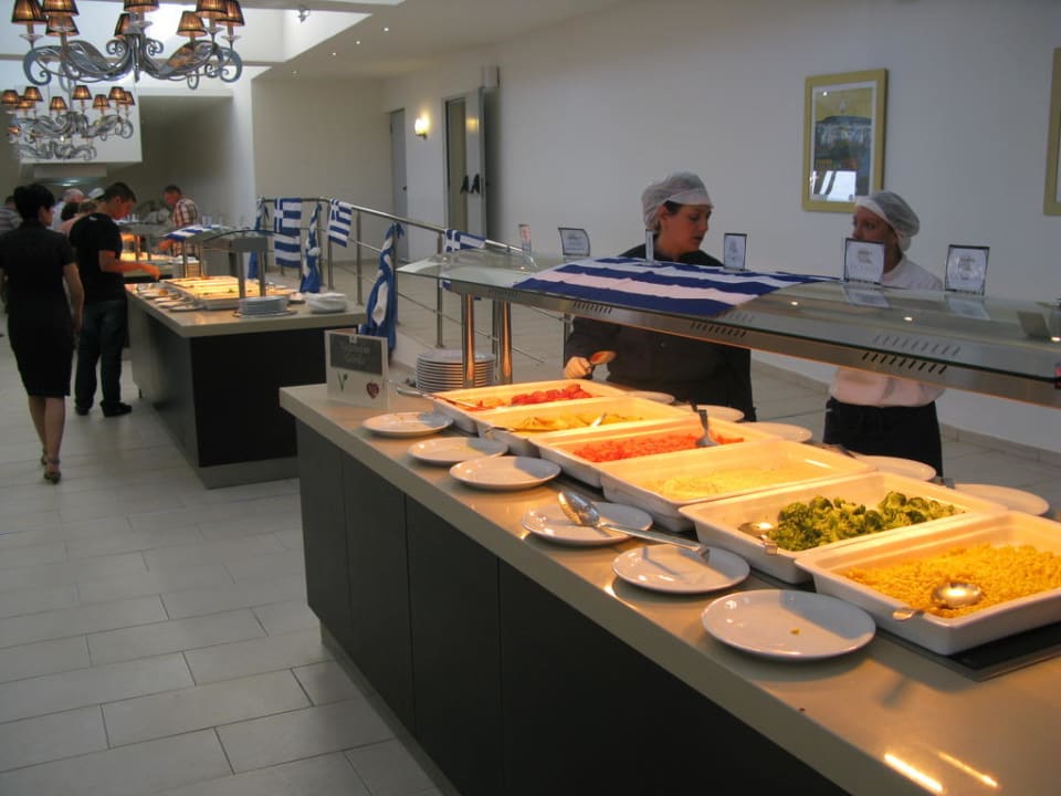 Teil des Abendbüffets TUI BLUE Oceanis Beach and Spa Resort