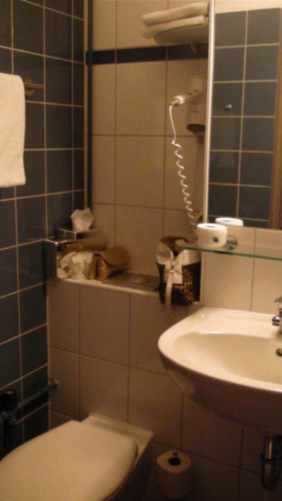 Toilette und Waschbecken AHORN Hotel Am Fichtelberg