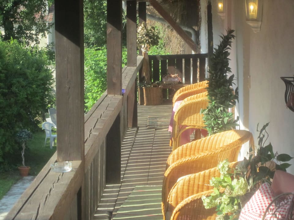 Balkon 1. Stock Altstadtpension Dietz