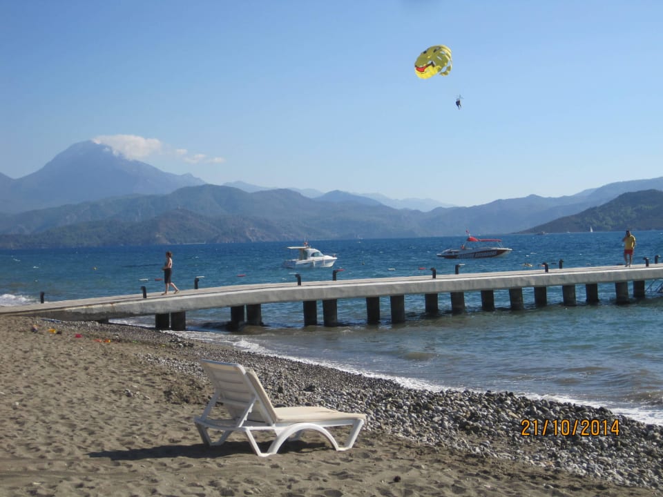 Der Steg am Strand Club Tuana Fethiye