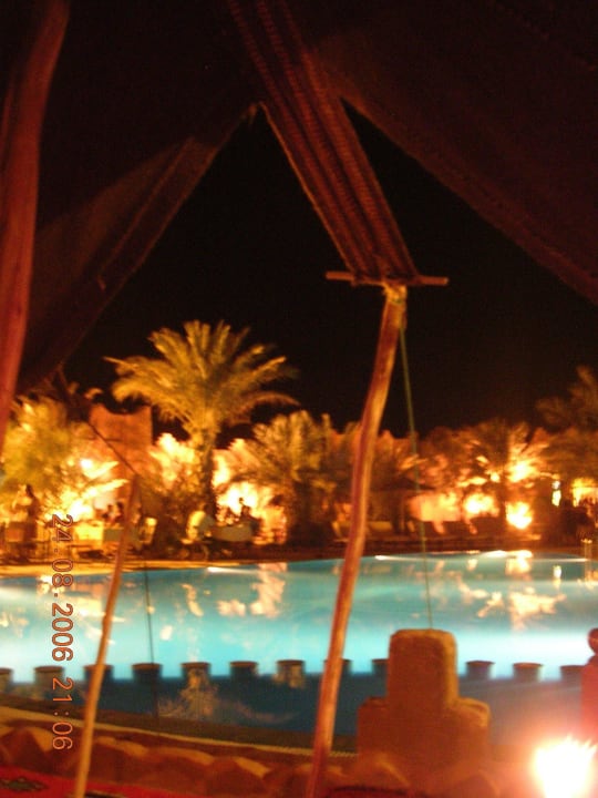 Vista nocturna Kasbah Hotel Xaluca Arfoud