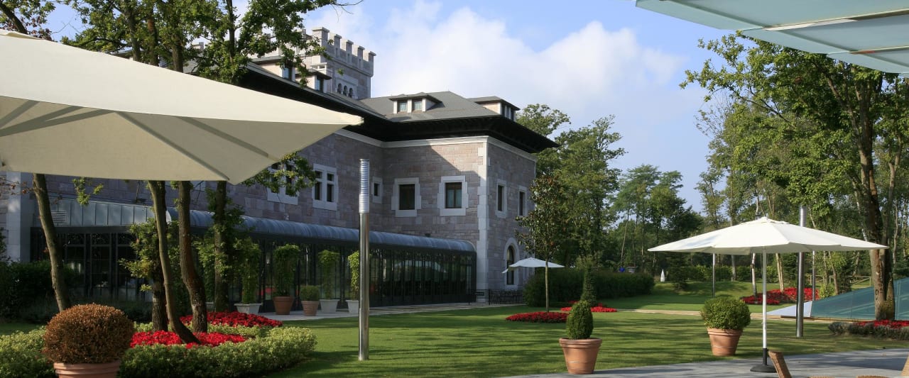 Gartenanlage Hotel Castillo Del Bosque La Zoreda