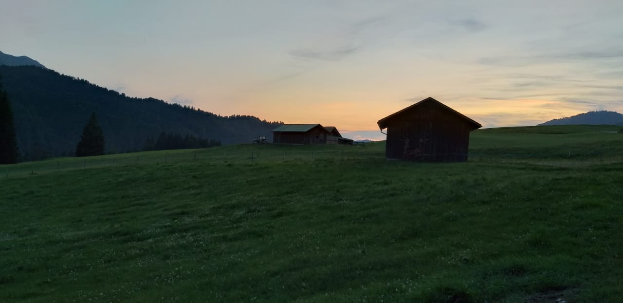 Ausblick Ferienhaus Almidyll