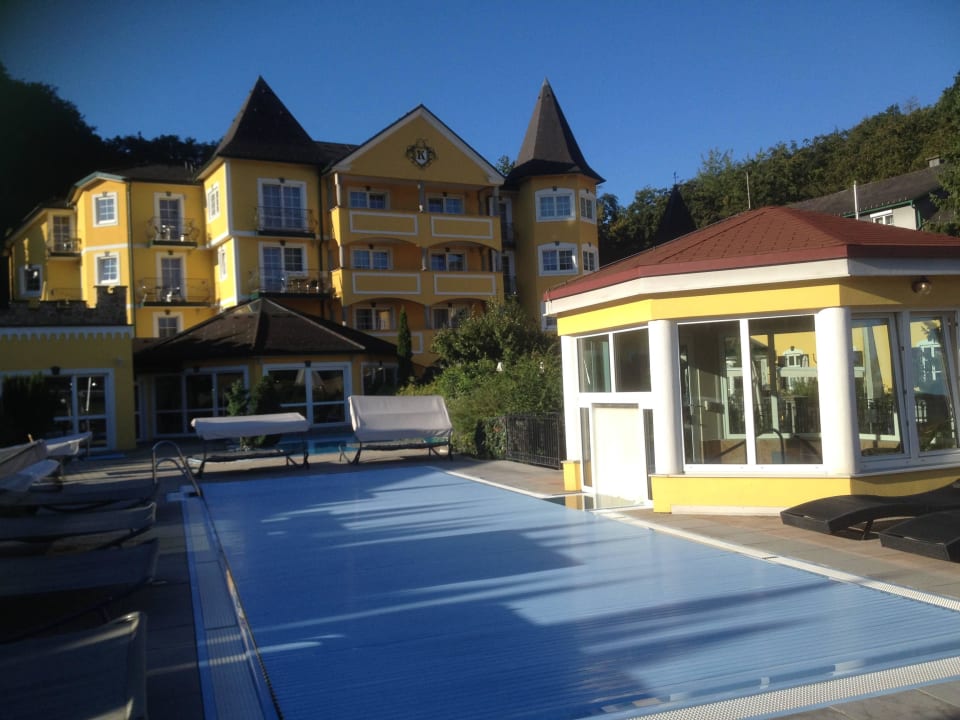 Aussenpool beheizt Schlössl Hotel Kindl