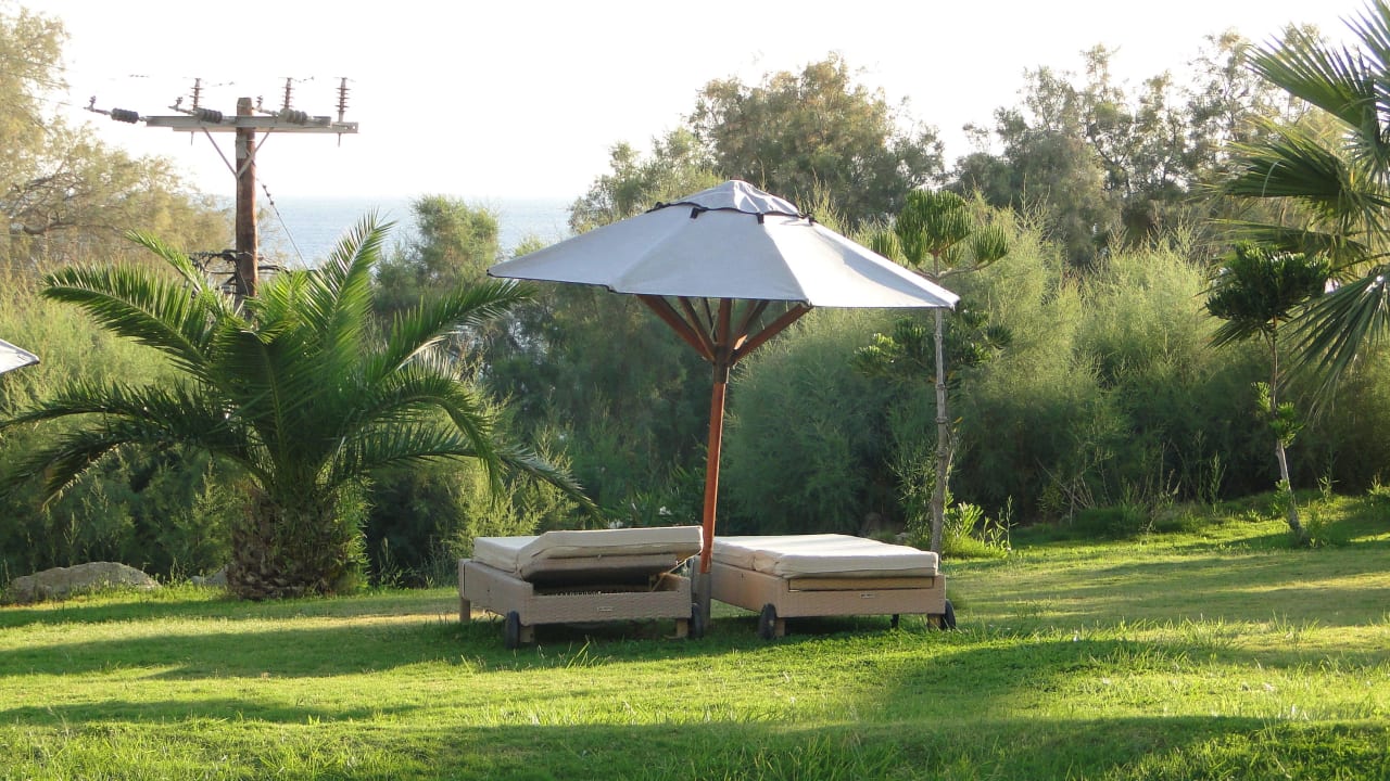 Private Liegewiese zu Zimmer Myconian Imperial Resort & Thalasso Spa Centre