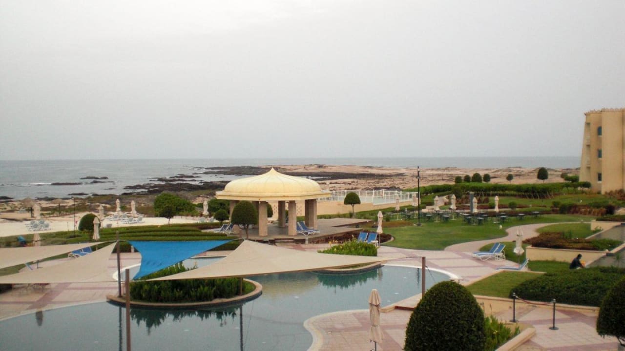 Aussicht vom Balkon Wyndham Garden Salalah Mirbat