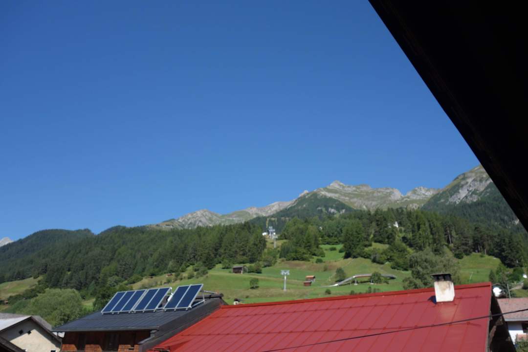 Vom Balkon / view from balcony Appartement Brunnenhof