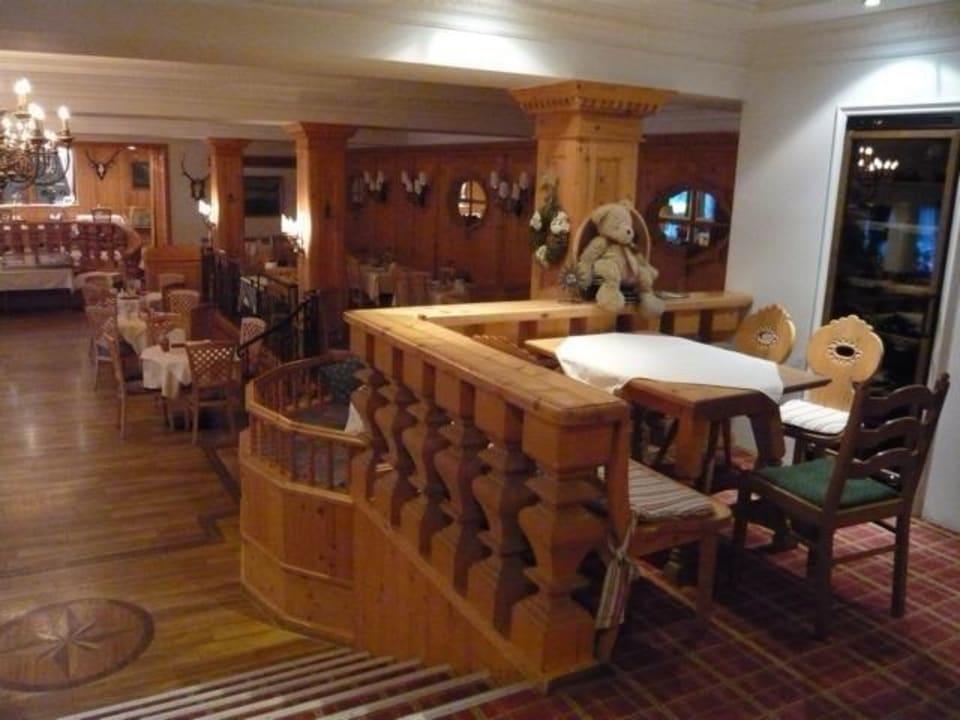 Blick in den Speiseraum Hotel Gassner