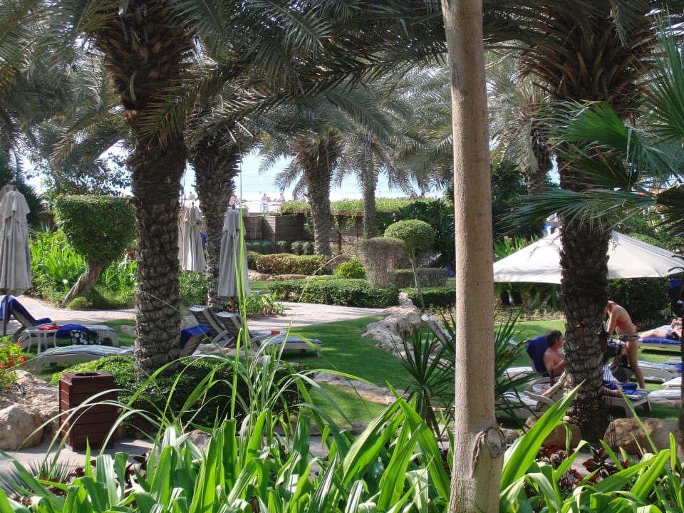 Blick zum Hotelstrand Hilton Dubai The Walk