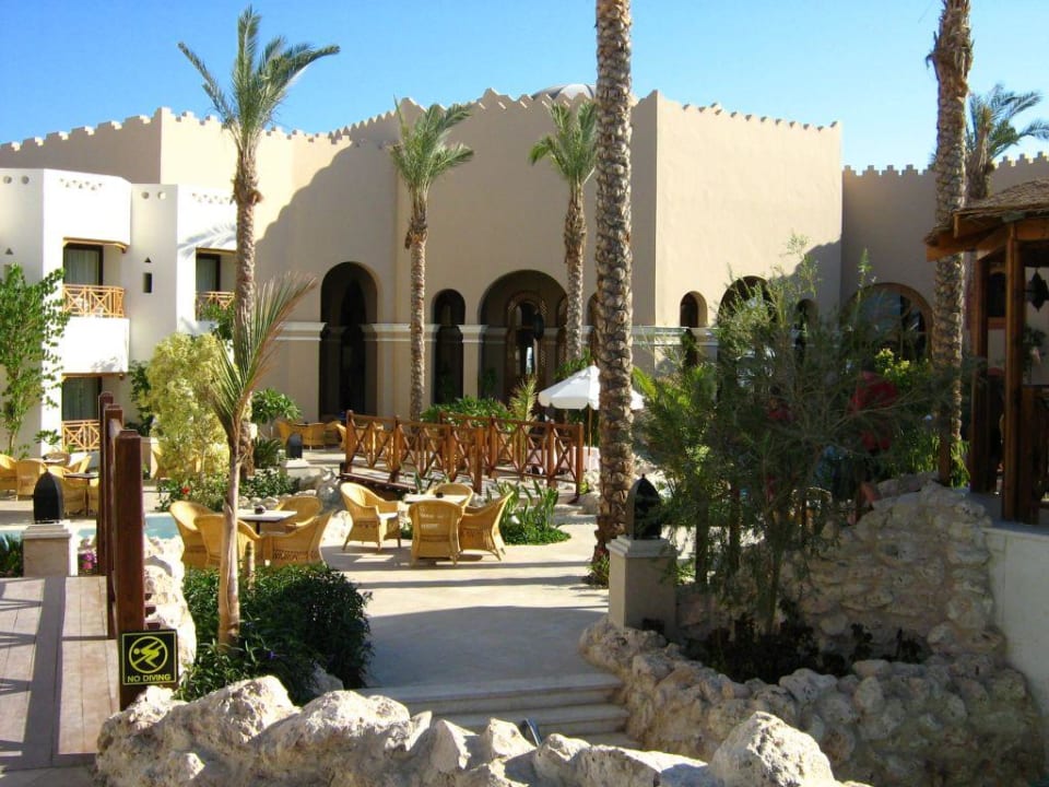 Blick auf den Eingangsbereich Ghazala Gardens