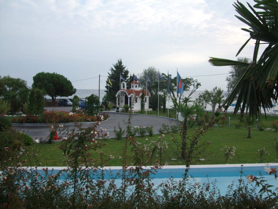 Eingangsbereich Blick aufs Meer alltoura Club Hotel Poseidon Palace