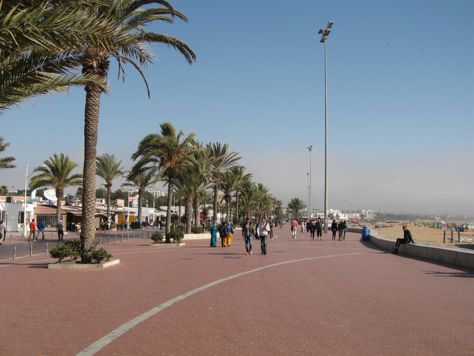 Ufernpromenade vor dem Hotel The View Agadir