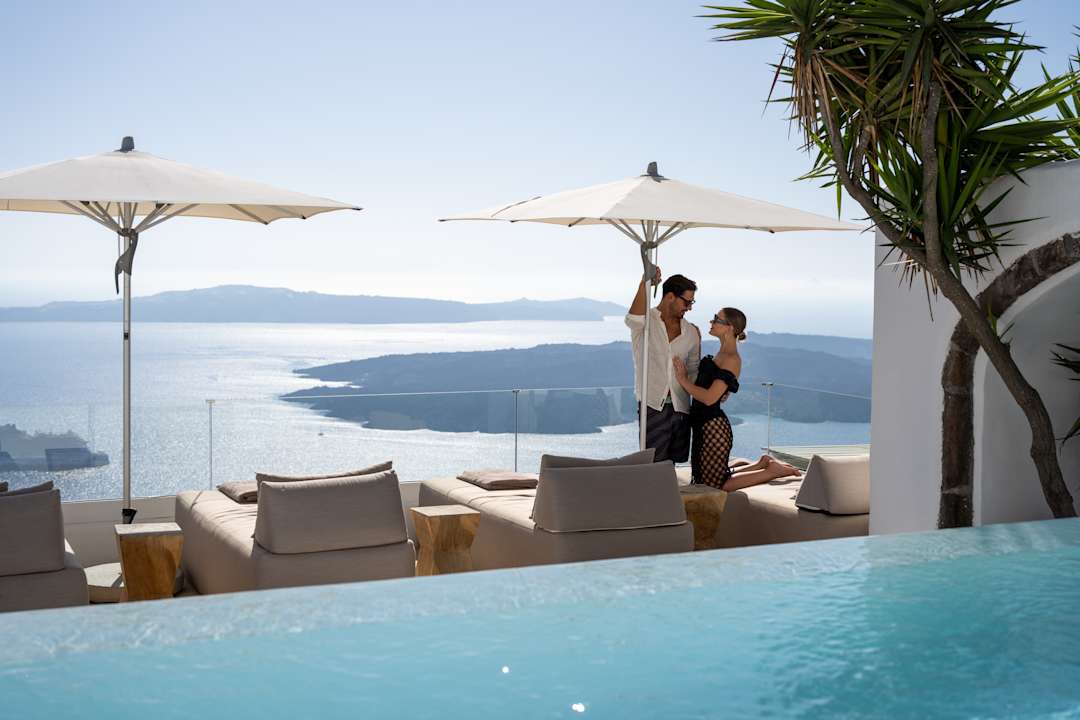 Ausblick Iconic Santorini, a boutique cave hotel