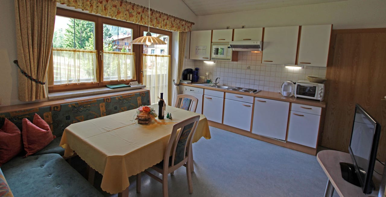 Wohnküche Appartement Bleispitze Apartments Haus am Römerweg