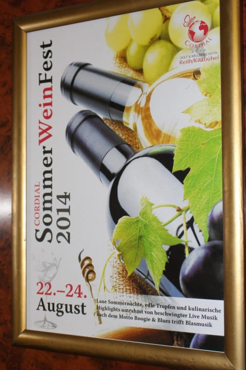 Hinweis auf das Weinfest Lisi Family Hotel Reith bei Kitzbühel
