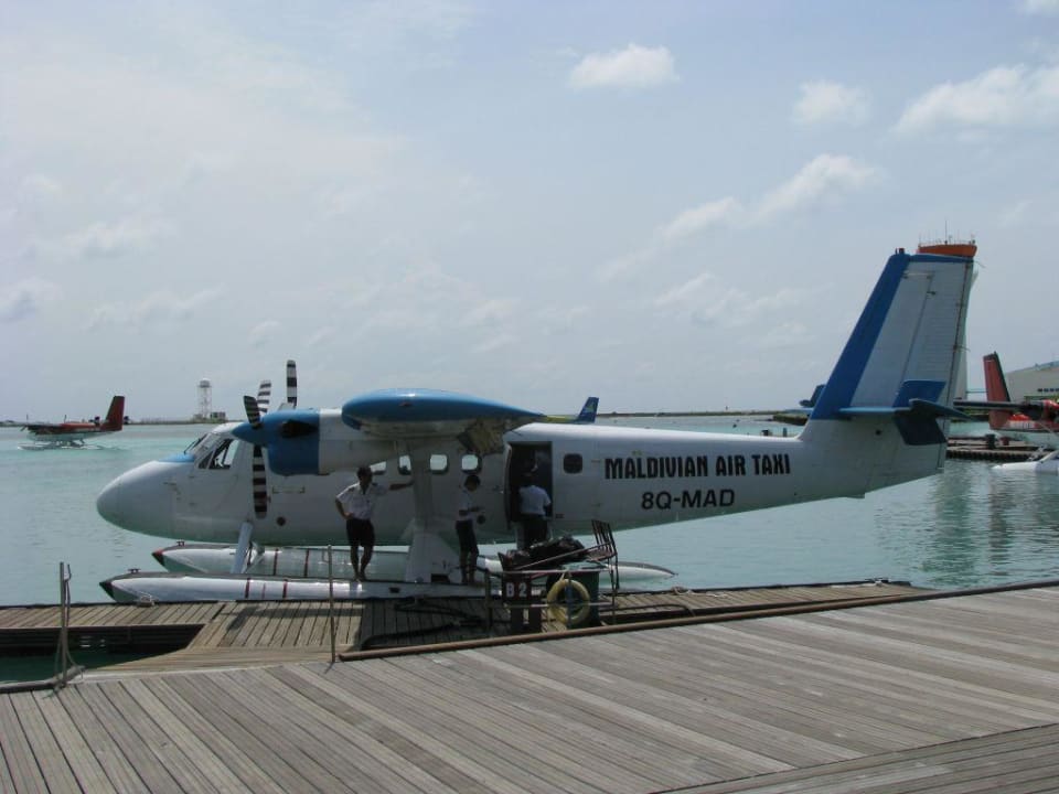 Unser Flieger Kuramathi Maldives