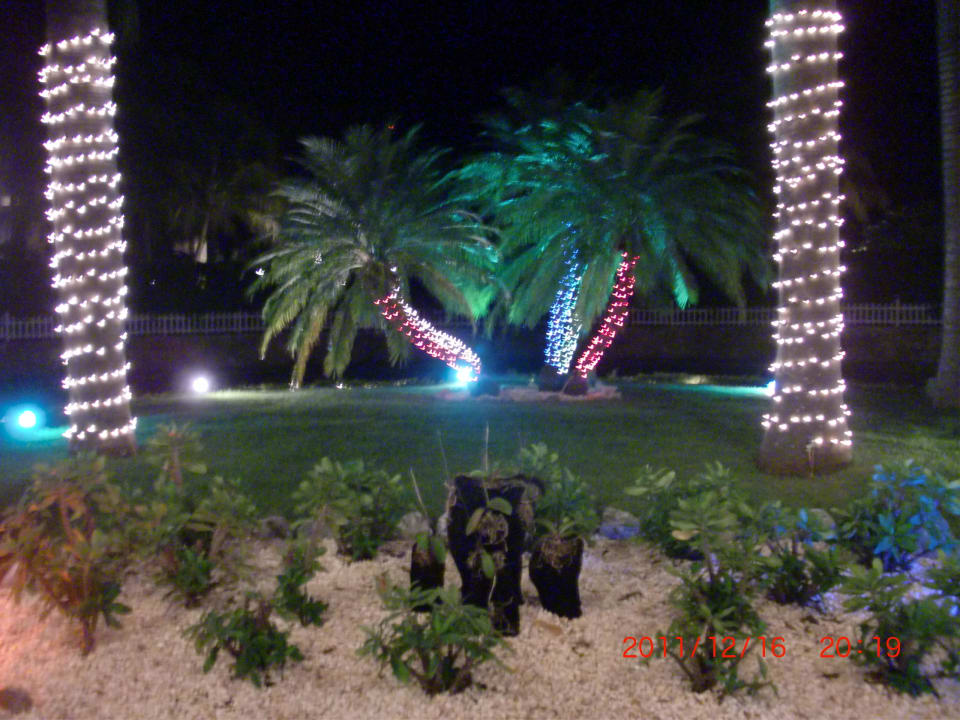 Weihnachtsbeleuchtung  Playabachata Hotel