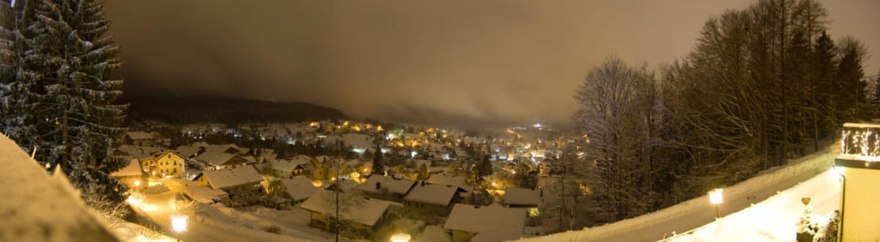 Panoramablick über Bodenmais Montara Suites Bodenmais