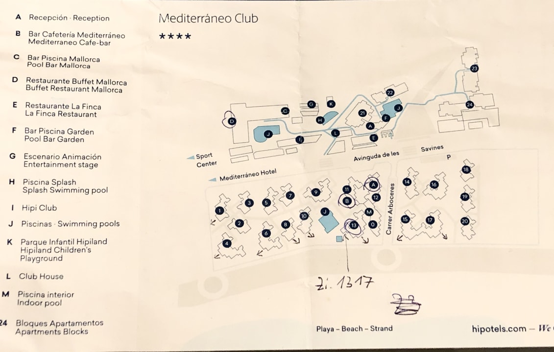 Sonstiges Hipotels Mediterraneo Club