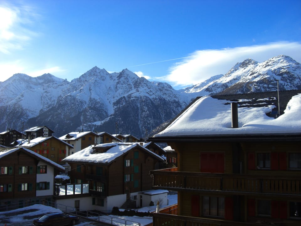 Aussicht von meinem Balkon Hotel Gädi