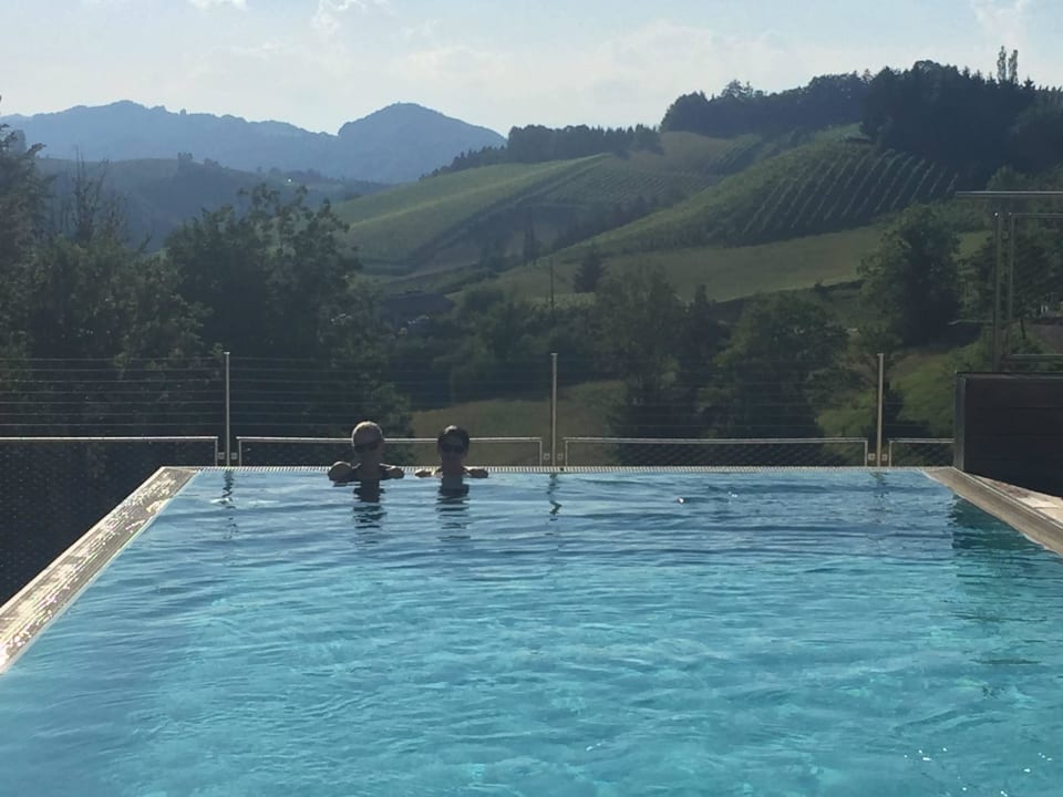 Im Pool Landgut am Pößnitzberg