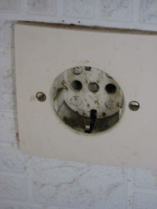 Steckdose im Küchenbereich Studios & Appartements Belvedere