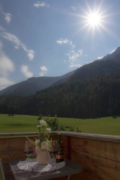 Ferienwohnung Balkon Haus Moosbrugger