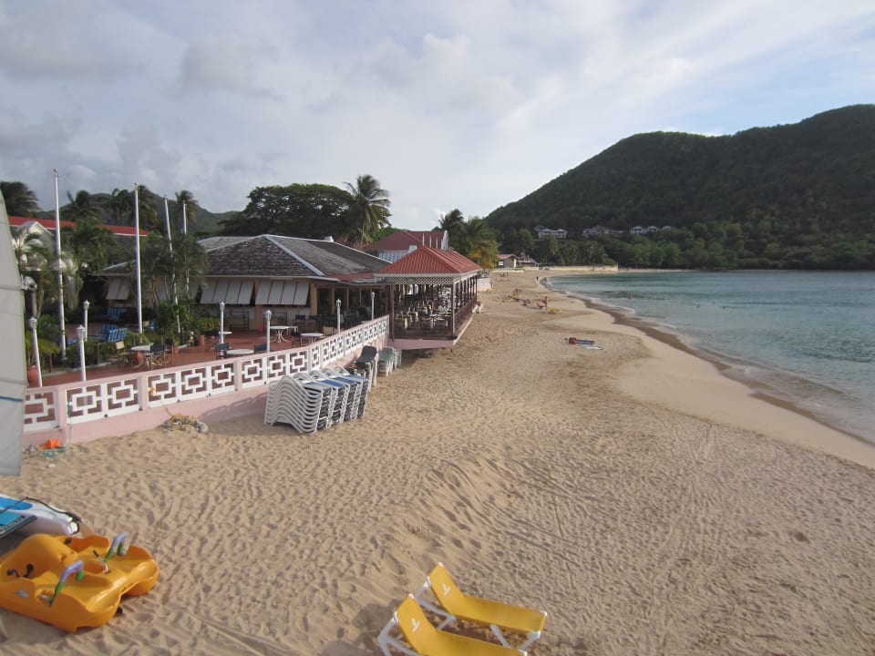 Blick zum Restaurant St Lucian by Rex Resorts  (Im Umbau/Renovierung)