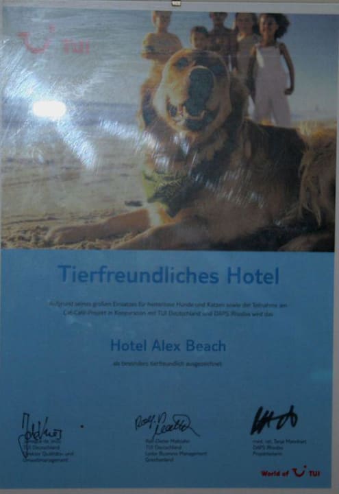 Auszeichnung TUI KIDS CLUB Alex Beach
