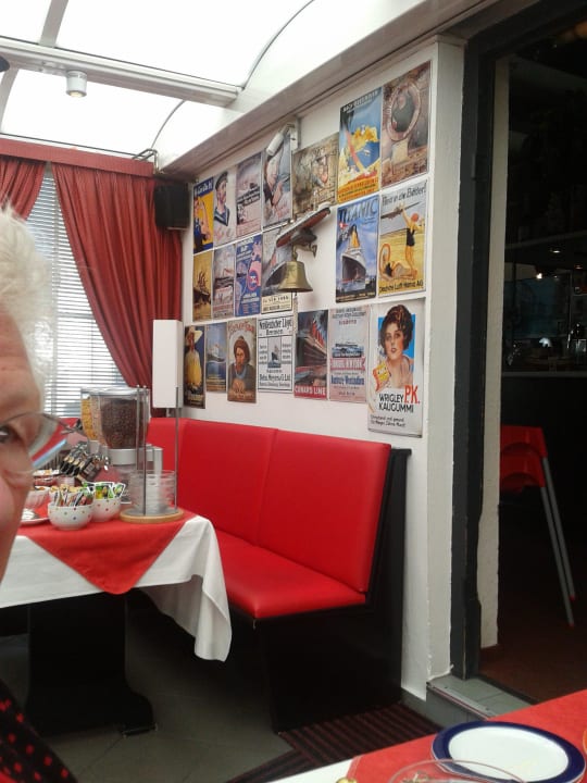 Unsere Frühstücksecke im Haus Louisa Strandhotel Villa Louisa & Appartementhäuser Villa Josephine und Chris