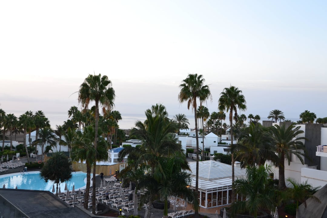 Blick vom Balkon, 4. Etage Hotel Riu Paraiso Lanzarote