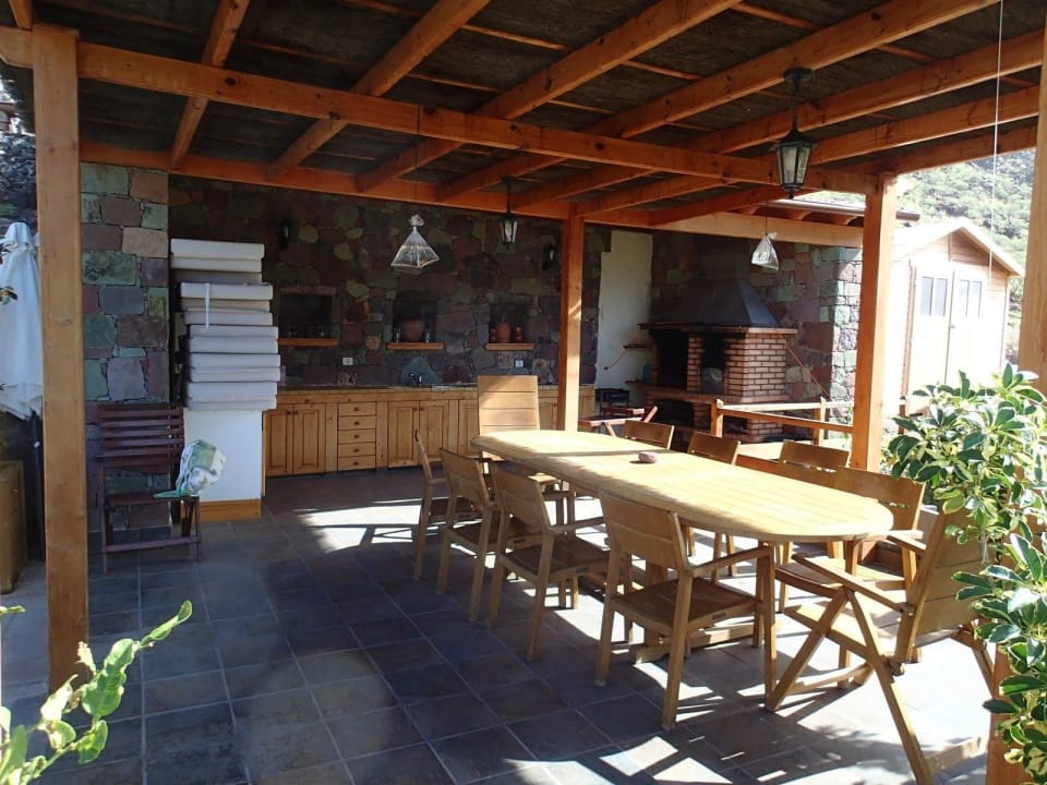 Obere Terrasse, Außenküche Casas Rurales Las Rosas