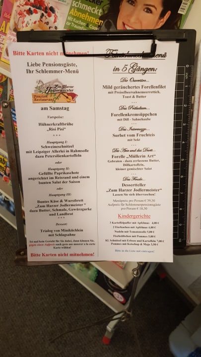 Gastro Zum Harzer Jodlermeister