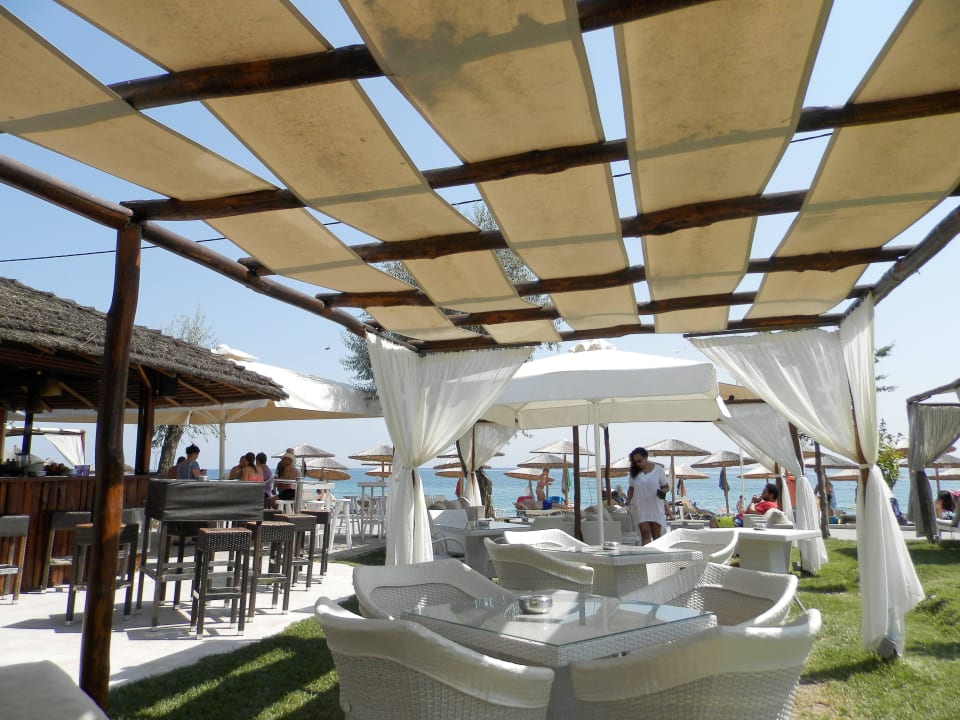 Sonnenschutz Strandbar alltoura Club Hotel Poseidon Palace