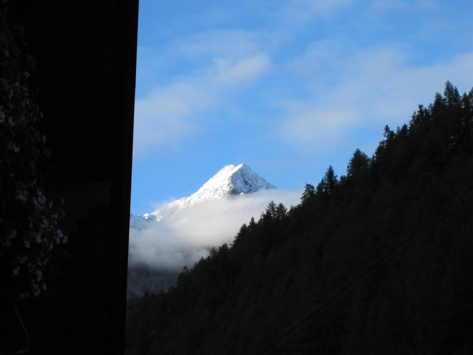 Vom Balkon der Berg Hotel Regina