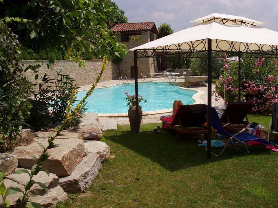 Pool mit Garten Agriturismo Sondrea