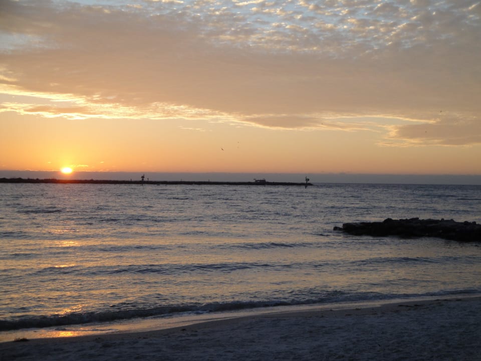 Sonnenuntergang am Golf von Mexiko Quality Hotel on the Beach