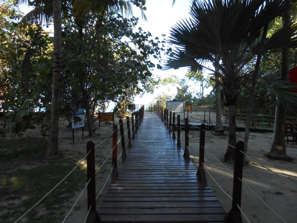 Weg zum Strand Hotel Brisas del Caribe