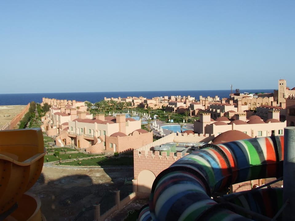 Ausblick zum Meer vom Aquapark Sentido Akassia Beach