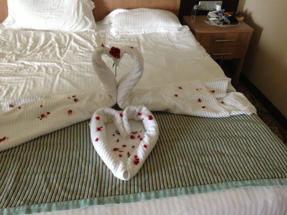 Kreation der Raumpflegerin Royal Wings Hotel