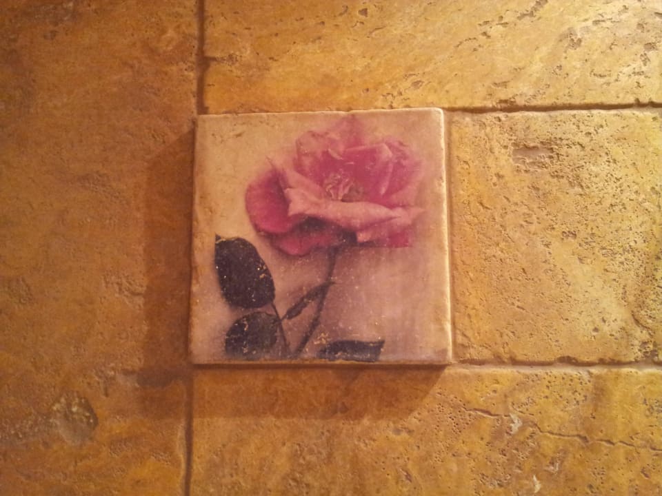 Roses everywhere, showers wall Hotel Grand Rose Spa