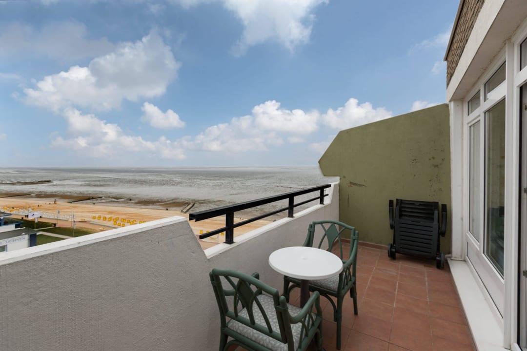 Whg. 120, Balkon Christiansen im Panoramahaus Duhnen