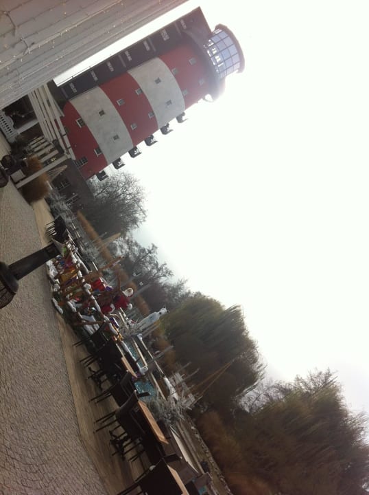 Blick auf den Leuchtturm Hotel Bell Rock Europa-Park