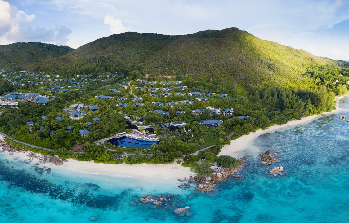 Außenansicht Raffles Seychelles