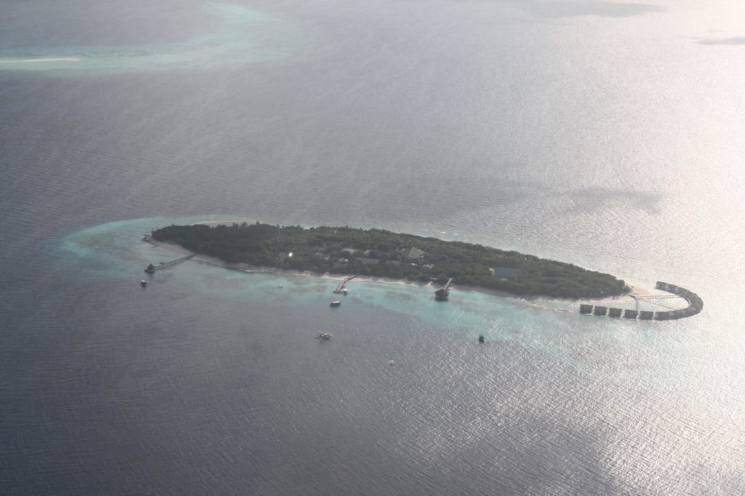 Insel vom Wasserflugzeug NH Collection Maldives Reethi Resort